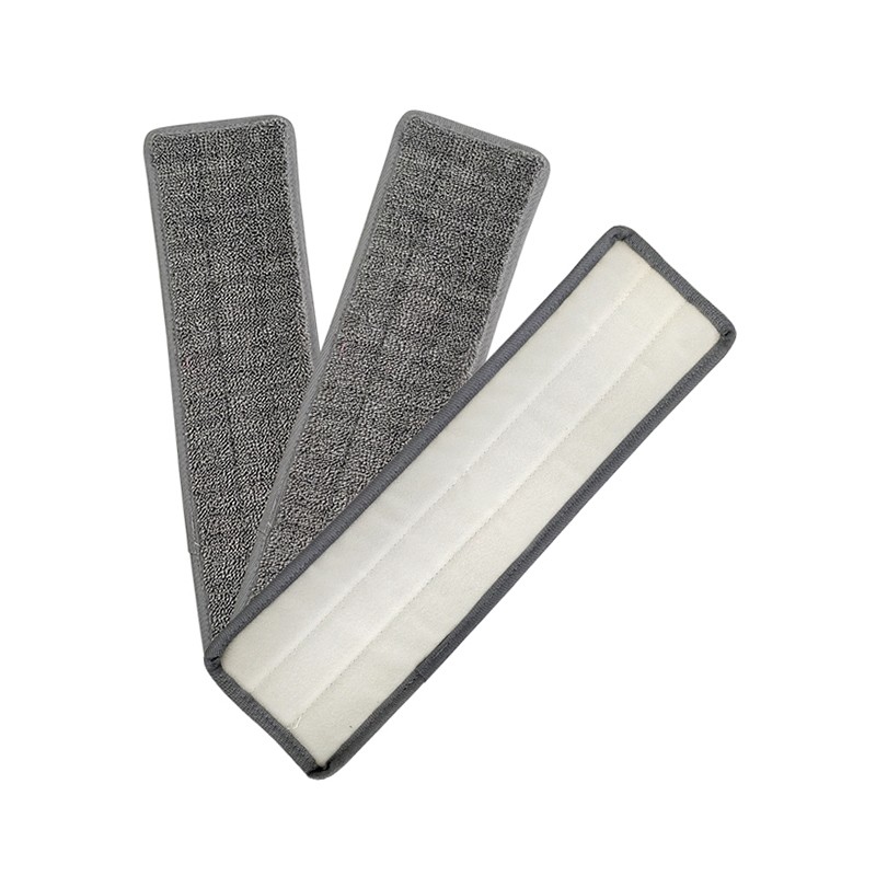 Tampons de remplacement de vadrouille mouillés gris